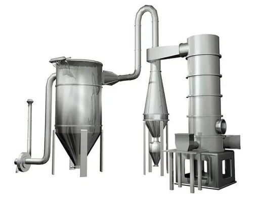 qualidade Secador de flash de aço inoxidável com sistema de separador de ciclones para alta intensidade de secagem fábrica