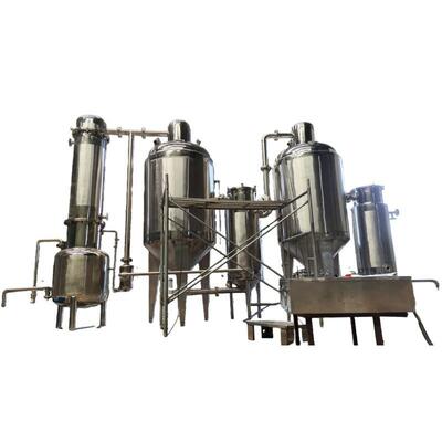 qualità Macchina di evaporazione per lavorazione chimica 350 kg/h 500 kg/h Evaporatore a vuoto rotante fabbrica